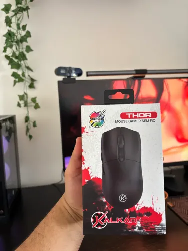 Mouse Kalkan Thor sem fio - novo na caixa