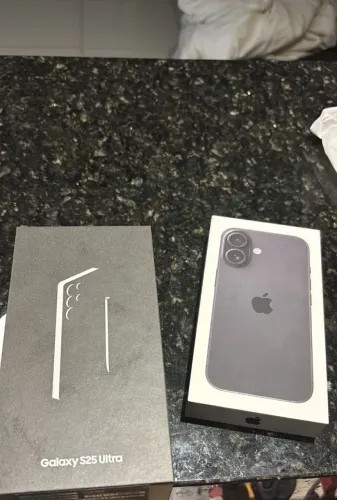 IPHONE 16 E SAMSUNG 25 ULTRA
