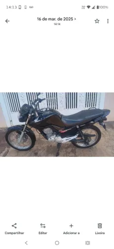 Moto Titan fan 150 completa