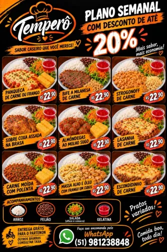 Temperô Marmitex