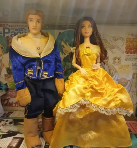 Bonecos Disney A Bela e a Fera