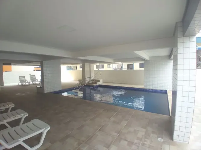 Apartamento com 2 dormitórios para alugar, 80 m² por R$ 3.802,00 - Canto do Forte - Praia