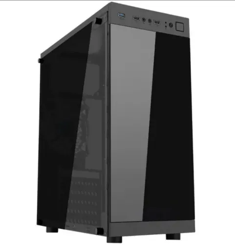 Gabinete ATX - K-Mex CG-01F6 (c/ janela) - Preto