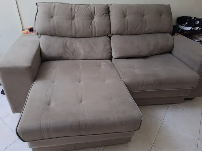 Sofá retrátil 2 lugares