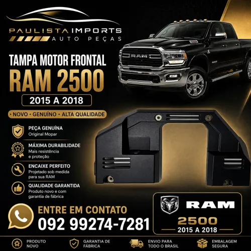 Tampa Frontal Motor Ram 2500 2016 2017 2018