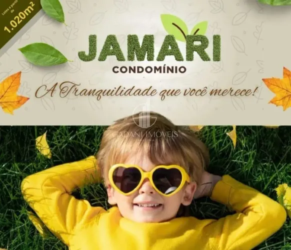 TERRENO DE 1020M² A VENDA POR R$ 250.000,00 NO CONDOMÍNIO DE CHÁCARAS JAMARI EM SINOP/MT -