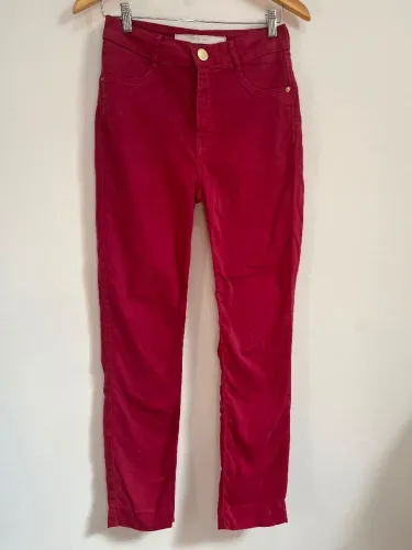 Cakça Jeans Vermelho Vinho TAM 40
