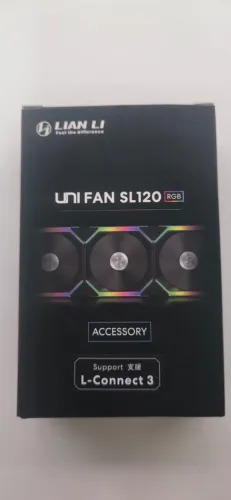 Controladora de Fan Lian Li SL120/SL140 V1 RGB Uni Hub SL-Con/L-Connect 3 Preto