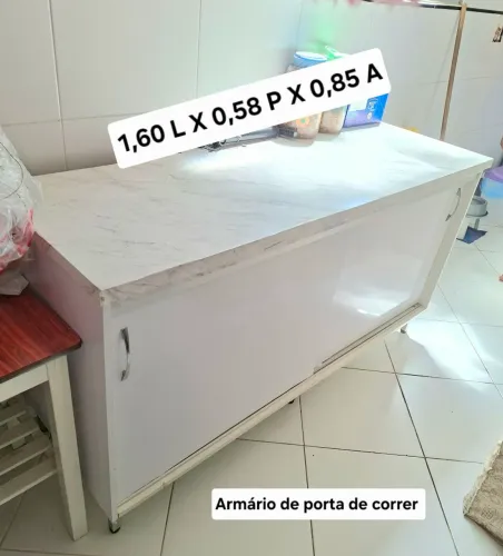 Armário de porta de correr para área de serviço, cozinha, varanda