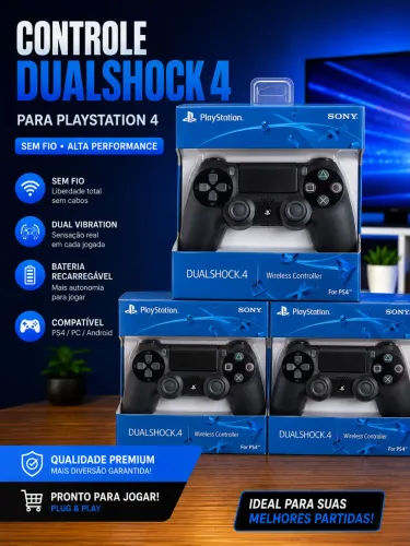 Controle para ps4