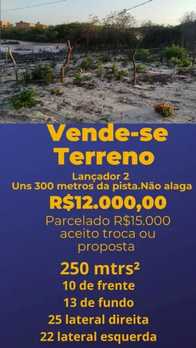 Terreno em Barreirinhas no Bairro laçador