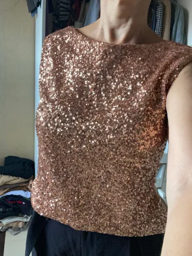 Blusa paetê