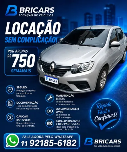 BRICARS LOCAÇÃO de veículos para motoristas de aplicativo