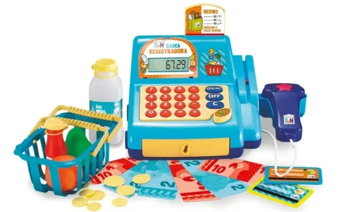 Brinquedo - Caixa Registradora Infantil 