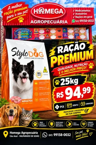 Ração para cães Céu azul