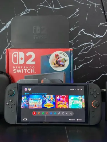 NINTENDO SWITCH 2 / 12GB RAM/ 256GB SSD + 2 JOGOS MIDIA FISICA