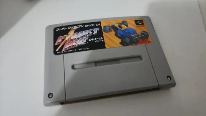 Jogo Exhaust Heat de Super Nintendo (Super Famicom)