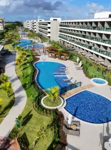 Venda Flat Mobiliado, 32 m² na praia do Cupe - Porto de Galinha - Ipojuca - PE