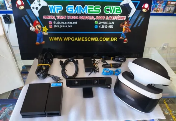 PLAYSTATION VR USADO COM GARANTIA LOJA FÍSICA