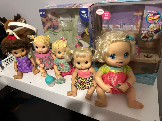 Lote de bonecas baby alive