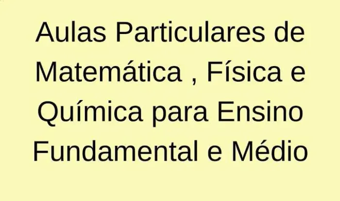 Aulas particulares