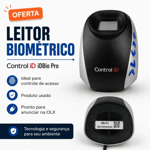 Leitor Biométrico Control iD iDBio Pro, Controle de Acesso