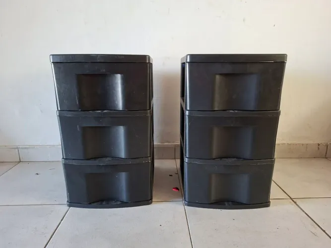 Gaveteiro de plástico