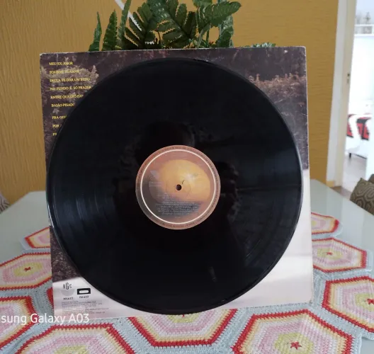 Vinil Beto Guedes sem capa [a página do relâmpago amarelo]