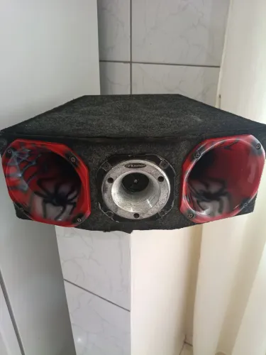 Som automotivo box trio cornetas