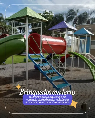 Playground em Ferro - Brinquedoteca em Ferro