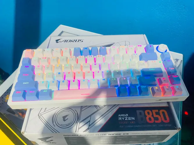 Teclado sem fio superframe trimod
