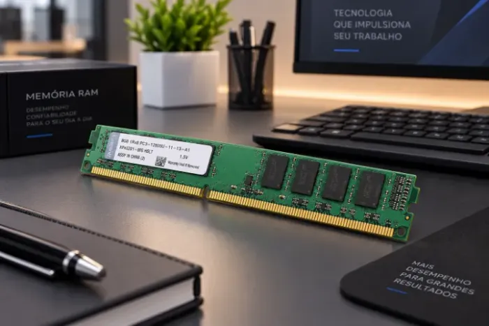 Memória 4GB DDR3 1600MHz Kingston para PC