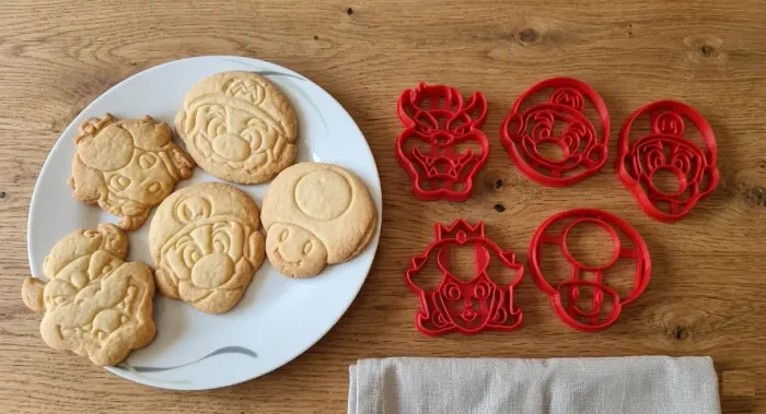 Cortador de Biscoito Mario Bros 5 peças