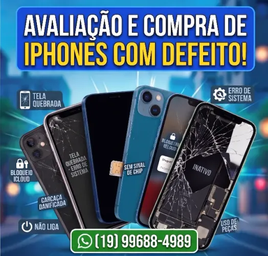 Apple IPhones 11, 12, 13, 14 e 15 Compramos pagto Avista!!
