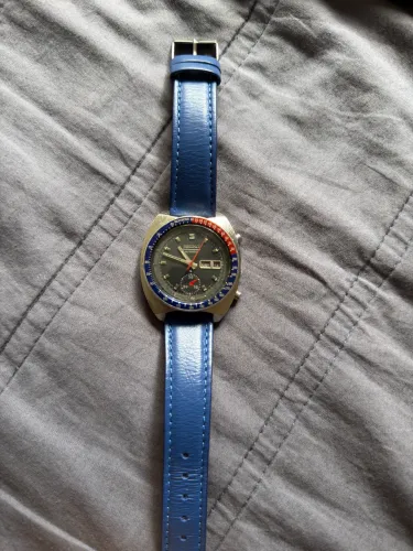 Relógio Seiko Cevert ou Blue Pogue 6139-6002