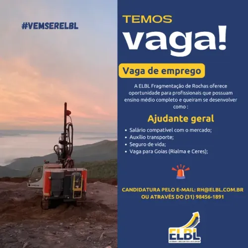 Ajudante Geral - Góias