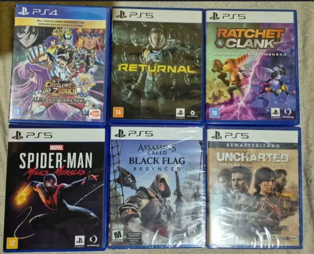Lote de jogos PS4/PS5
