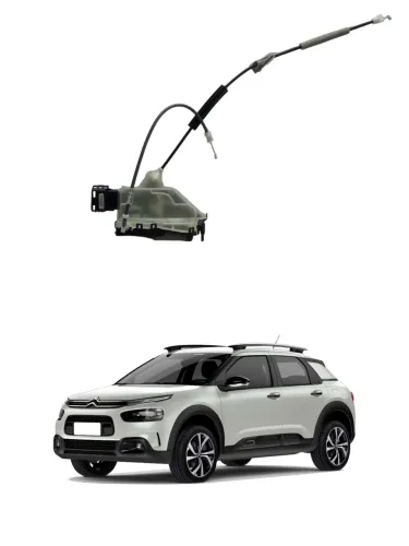 Fechadura Traseira Esquerda Citroen C4 Cactus 2021 