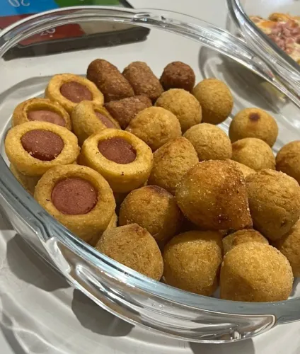 Mini salgados para festa ou eventos. Contato: *