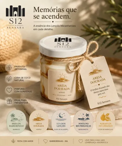 Mini vela de massagem / aromática