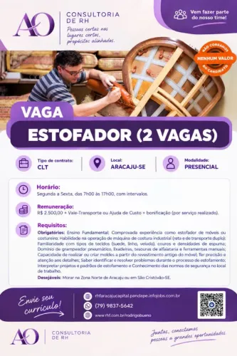 Vaga Estofador 