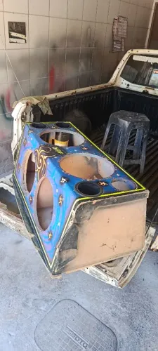 Caixa de de grave para 4 sub 