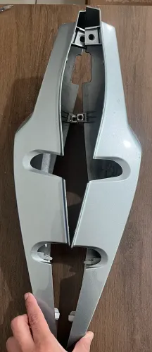 Par de carenagens Honda Prata