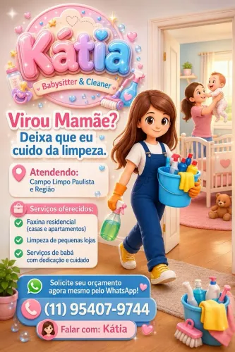 Babá e faxina 