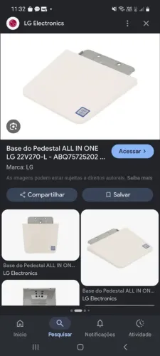 Base do pedestal AlL IN ONE Lg