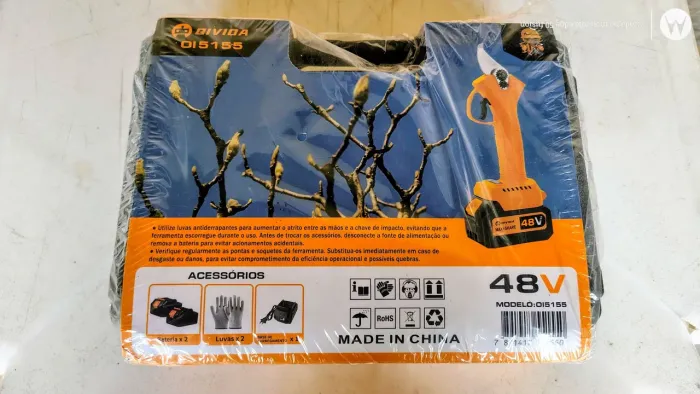 Tesoura bateria 48v corta chapa 