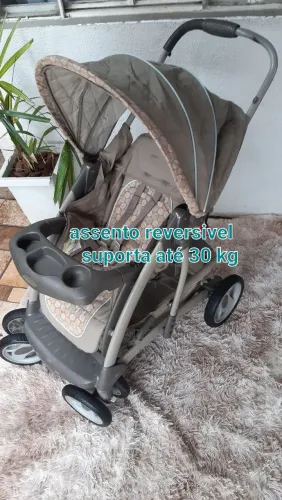 Carrinho de bebê Graco bem resistente assento reversivel