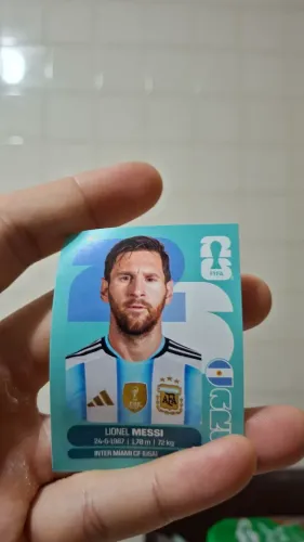 Figurinha do Messi 2026