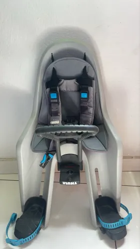 Cadeirinha De Bike Dianteira Thule Ridealong Mini - Cinza (Seminova)