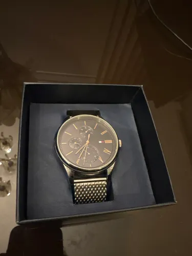 RELÓGIO TOMMY HILFIGER MASCULINO AÇO PRATEADO